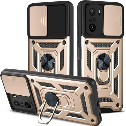 Vista 124 de Compatible con Tecno Pova Neo 2 Bracket Shell, con cubierta deslizante para lente de cámara compatible con Tecno Pova Neo 2 LG6n Case Negro
