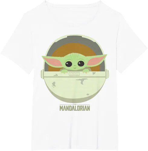 Vista 39 de Star Wars The Mandalorian The Child Bassinet - Camiseta con retrato Negro