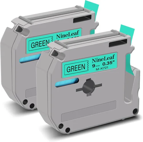 Vista 16 de NineLeaf Cinta de etiquetas de repuesto compatible para Brother P-Touch M-Tape M521 MK521 M-K521 funciona con Ptouch PT-M95 PT-90 PT70 PT-65 PT85