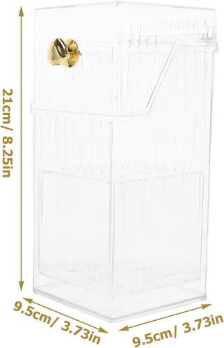 Vista 2 de SMASOLO Cosmetics Brush Holder Cup Makeup Vanity Organizer Dustproof Desktop Makeup Brush Storage Container Pen Holder for Bathroom Dresser