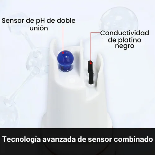 Vista 3 de Apera Instruments, LLC-AI3719 PC60-Z Bluetooth Medidor Inteligente Multiparámetro Alimentado por la Aplicación Móvil ZenTest, Mide