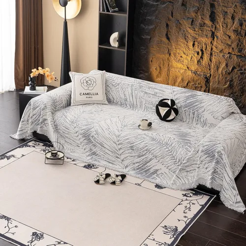 Vista 46 de ROOMLIFE Funda de sofá con estampado de leopardo para sofá de 3 plazas, lavable, protector de muebles para perros, funda de sofá suave