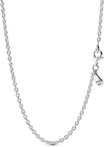 Vista 7 de Pandora Cable Chain Necklace- Classic Chain Necklace with Lobster Clasp - Great Gift for Women - Sterling Silver Adjustable Necklace, With Gift Box