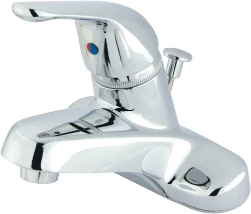 Vista 4 de Kingston Brass GKB542 Chatham - Grifo de baño central de 4 pulgadas, latón pulido, ABS/plástico emergente Dorado