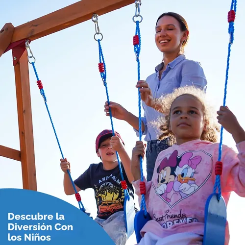 Vista 7 de Conjuntos de columpios de madera Dolphin Playground para el patio trasero con tobogán de 6 pies, juego de exterior para niños con fosa de arena
