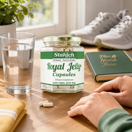Vista 2 de Stakich Cápsulas de 500 mg (cápsulas de gelatina real de 500 mg (200 unidades)