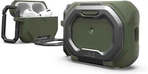 Vista 13 de UAG Scout - Funda para AirPods Pro 3 Gen 2025, con mosquetón, color negro Protección resistente, prueba de caídas de grado militar, cierre seguro