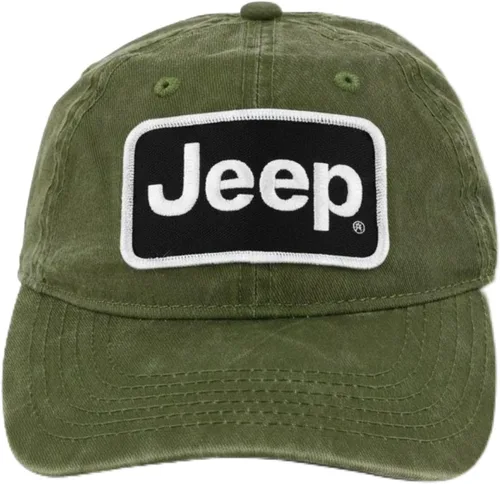 Vista 7 de Jeep Gorra de béisbol ajustable de perfil bajo con parche bordado Negro/Gris oscuro/Blanco