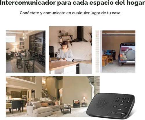 Vista 5 de Hosmart UltraSpeak Intercomunicadores inalámbricos para el hogar, 2024 Intercomunicador bidireccional en tiempo real, sistema de intercomunicación