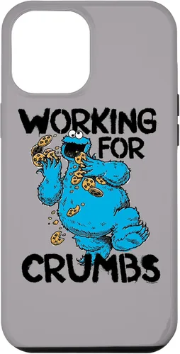 Vista 25 de iPhone 12/12 Pro Sesame Street Cookie Monster Trabajo para migas caso