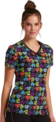 Vista 6 de Cherokee Infinity Mujer Scrubs Top Mock Wrap CK608
