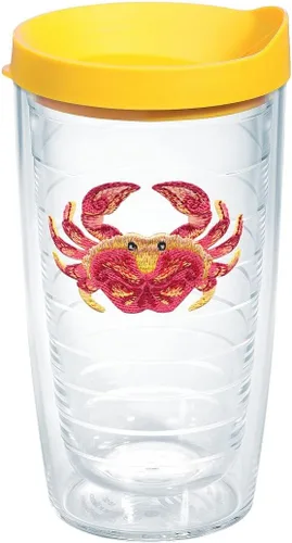 Vista 22 de Vaso surtido de animales tropicales de 16 onzas con tapa, paquete de 4