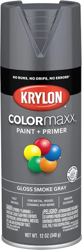 Vista 21 de Krylon K05554007 COLORmaxx Pintura en aerosol y base para uso en interiores y exteriores, color almendra satinada, 12 onzas (paquete de 1)