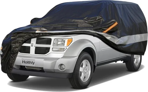 Vista 33 de Funda para automóvil SUV de ajuste personalizado para BMW X1/iX1 2009-2025, 100% impermeable, transpirable, para exteriores, protección contra