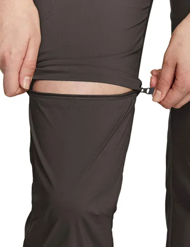 Vista 7 de Pantalón Cqr de senderismo, convertibles, ligeros, elásticos, de secado rápido, con cierre zipper, de safari, aire libre, para mujer