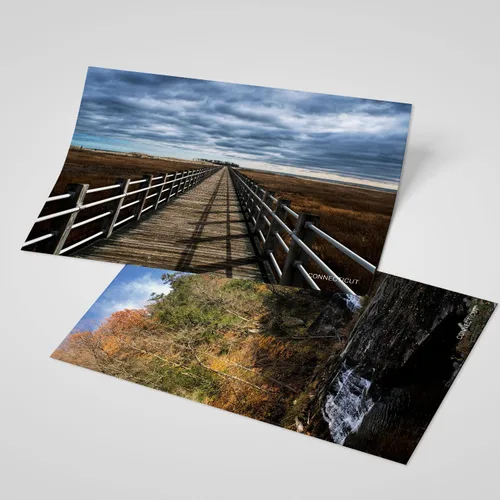 Vista 5 de Paquete de 20 postales de paisaje vintage de Estados Unidos de Connecticut, tarjetas postales de todo el mundo, tarjetas de felicitación para viajes