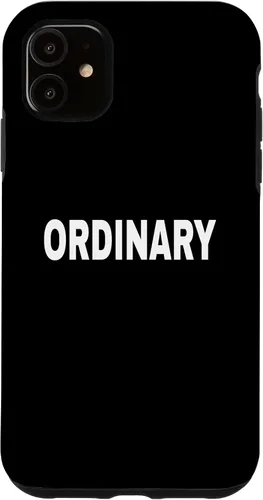 Vista 6 de Funda para iPhone 12 mini ORDINARY Mood Emotion Bold White Text Apparel