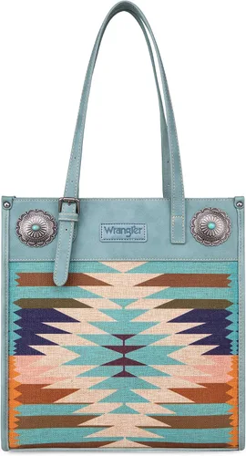 Vista 2 de Wrangler Aztec - Bolso bandolera de lona con estampado azteca