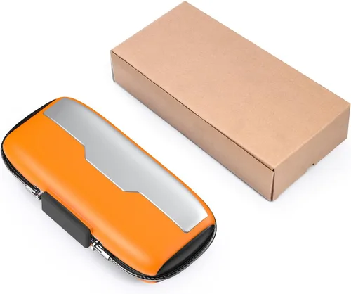 Vista 9 de AMIR Caja de seguridad portátil con combinación de 4 dígitos con cerradura de seguridad, impermeable, antirrobo, pequeña caja de seguridad