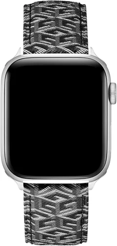 Vista 2 de GUESS Correa de reloj inteligente para hombre compatible con Apple Watch (42MM-44MM)