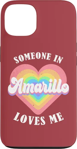 Vista 7 de iPhone 16 Someone In Amarillo Loves Me City Heart Case