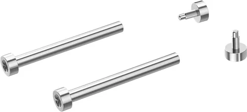 Vista 4 de Accesorio de tornillo compatible con Garmin Fenix 5S / Fenix 5S Plus Smart Watch, 2 tornillos de repuesto de acero inoxidable con 2