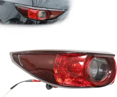 Vista 8 de Conjunto de luz trasera exterior, KB8A-51-150F, para Mazda CX-5 2017-2021 (luces traseras para conductor + pasajero)