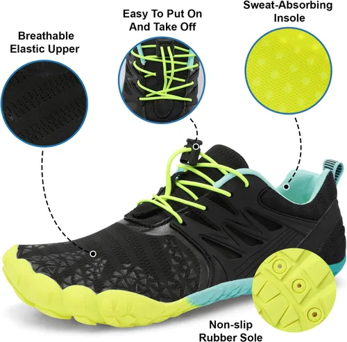 Vista 2 de XIHALOOK - Zapatos deportivos de senderismo para mujer y hombre, de secado rápido, para playa, caminar, kayak, surf, entrenamiento