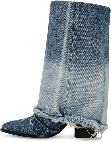Vista 3 de Steve Madden Botas vaqueras Livvy para mujer