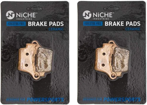 Vista 6 de NICHE Juego de pastillas de freno para Husaberg Husqvarna FE350 TC250 TC125 54813090300 54813990200 trasero de cerámica