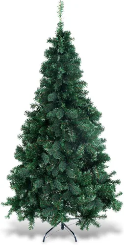 Vista 30 de GOFLAME Árbol de Navidad artificial de 4 pies con soporte de metal plegable