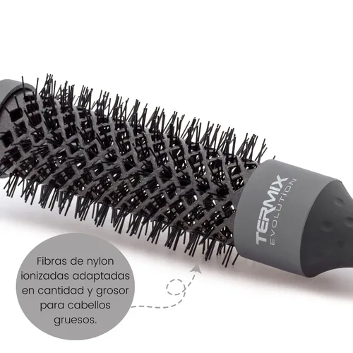 Vista 4 de Termix Evolution Plus 0.472 in- Cepillo para cabello grueso con cerdas ionizadas para cabello grueso y difícil de manejar