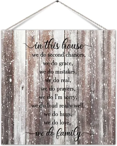 Vista 5 de Decorative Wooden Pallet Sign Plaque Funny Saying Nothing Is Really Lost until Your Mom Can't Find It Rustic Wood Door Hanger Sign Home Sign Country