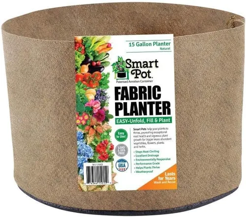 Vista 6 de Smart Pots - Recipiente de lados blandos Smart Pot de 600 galones, negro