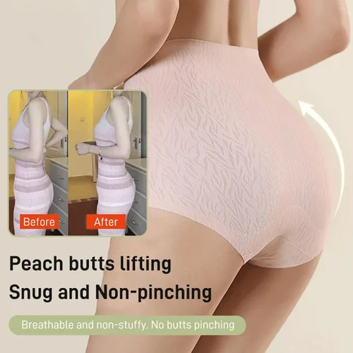 Vista 3 de Diameleo Curvesmeet - Bragas frescas sin costuras de cintura alta con levantamiento de glúteos - Heykomi Fresh Seamless High Waist Butt Lift Bragas