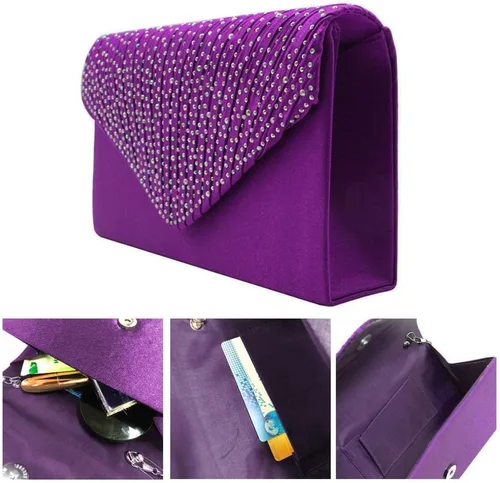 Vista 7 de Nuevo bolso nupcial del bolso de la boda de las señoras