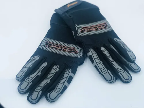 Vista 2 de Copper Tech X-power Master Pro - Guantes de trabajo pesado/mecánico (GRANDE)