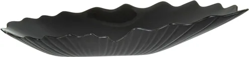 Vista 11 de Restaurantware Mini platos de plástico de 3.3 x 3.3 pulgadas, 100 platos desechables – Platos de degustación de plástico negro en forma de concha