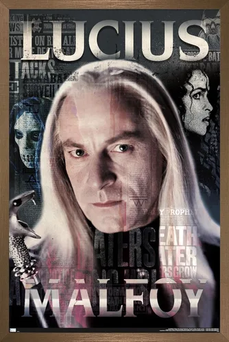 Vista 14 de Trends International The Wizarding World: Harry Potter - Póster de pared de Lucius Malfoy, 34 pulgadas de largo x 22.4 W, versión premium sin marco