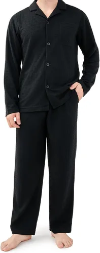 Vista 19 de DAVID ARCHY - Pijama de algodón con botones para hombre