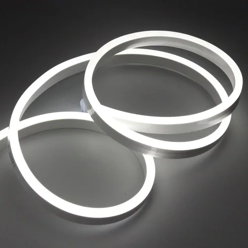 Vista 12 de Cuerda de luz LED de neón de 3.3 pies, 110 V, impermeable, flexible, enchufe de EE. UU., 120 unidades SMD 2835, tira de luces LED para decoración