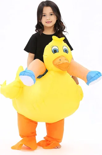Vista 2 de JYZCOS Disfraz inflable para jinete de niño