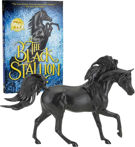 Vista 6 de Breyer Traditional Misty & Stormy - libro y juguete de Stormy, belleza negra, talla única