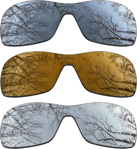 Vista 8 de ToughAsNails 3 pares de lentes polarizadas de repuesto para Oakley Antix Pack