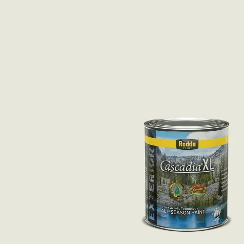 Vista 122 de Rodda Paint CASCADIA XL Pintura e imprimación satinada para exteriores en uno, cuarto de galón, azul playa norte