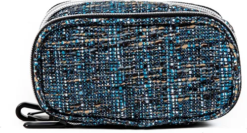Vista 37 de DIME BAGS Bolsa de viaje acolchada para cápsulas con clip para llavero, acolchado interior para protección de vidrio y equipo, múltiples
