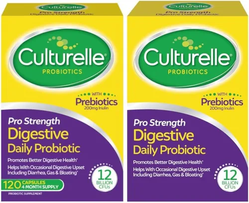 Vista 11 de Culturelle Probióticos Diarios Pro Strength para la Salud Digestiva (Suministro para 2 Meses) con Prebióticos para Mujeres y Hombres, Ayuda