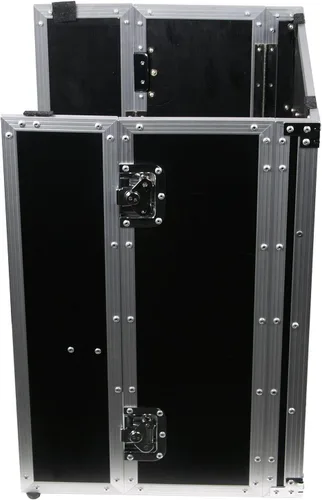 Vista 6 de Soporte plegable para DJ de 19" de ancho x 26" de alto Sets up in seconds, compact for transport, sturdy performance platform, ideal for mobile