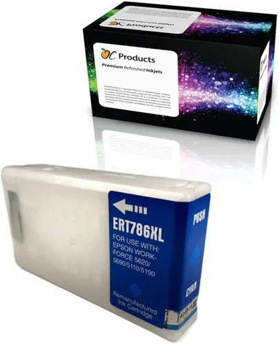 Vista 3 de OCProducts - Cartucho de tinta remanufacturado de repuesto para Epson 786XL para Workforce Pro WF-4630 WF-4640 WF-5110 WF-5190 WF-5620 WF-5690 Negro