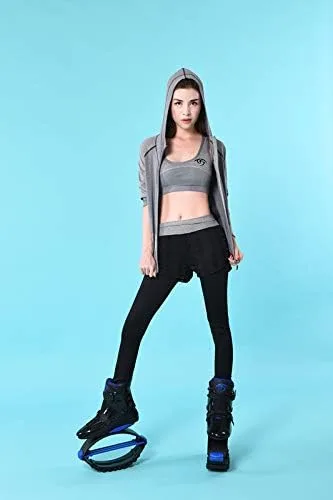 Vista 5 de Kangaroo Jump Shoes Zapatos de rebote Botas de ejercicio y fitness Saltos de entrenamiento Mujeres y hombres Adultos 120 libras - 300 libras